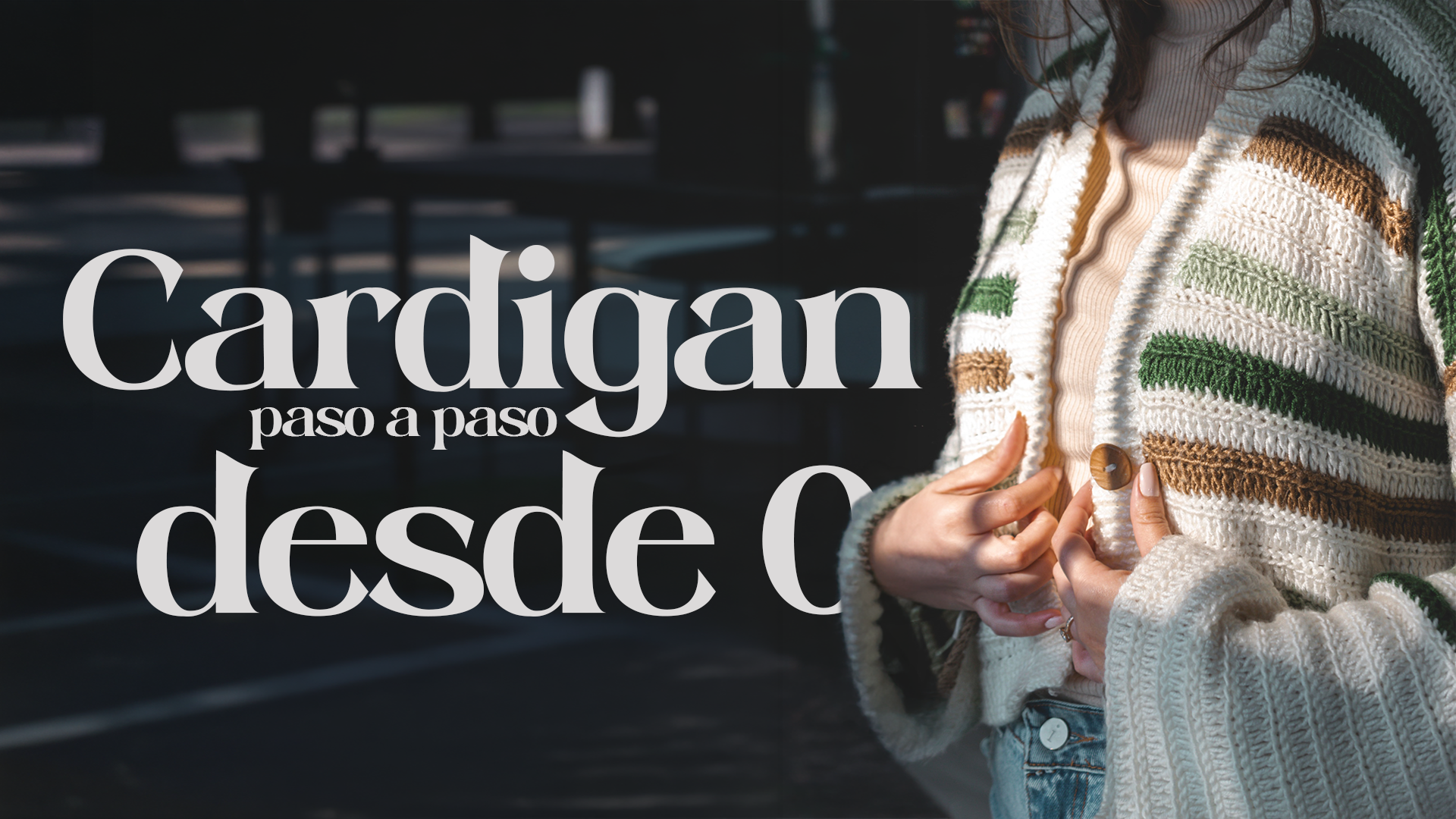 ¡Aprende a tejer este Cárdigan para principiantes! | Crochet paso a paso